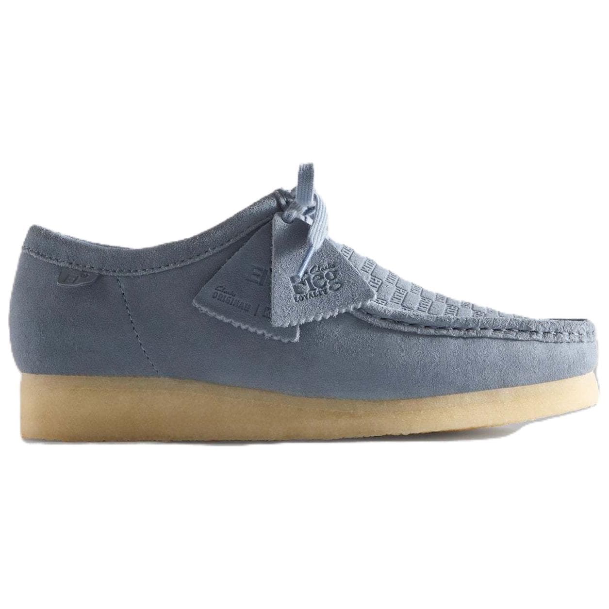 Кроссовки Kith x Clarks Originals WALLABEE Устойчивая к истиранию Низкая Повседневная Обувь Унисекс Синяя - изображение 2
