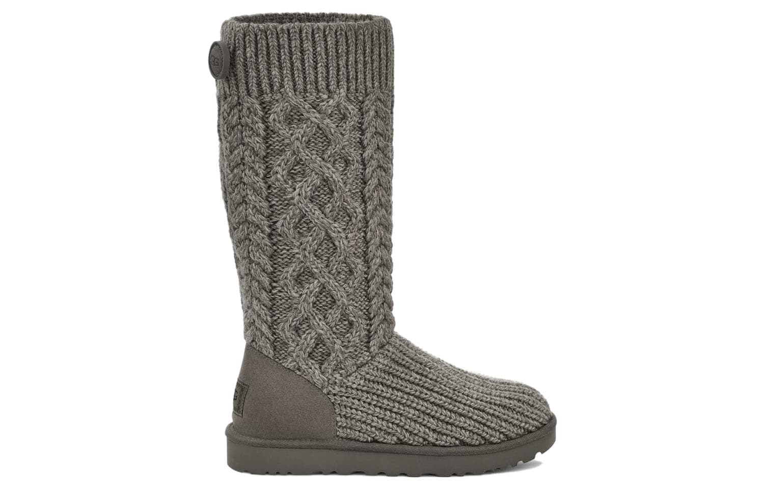 Ботинки UGG Женские высокие сапоги до колена серого цвета - изображение 2