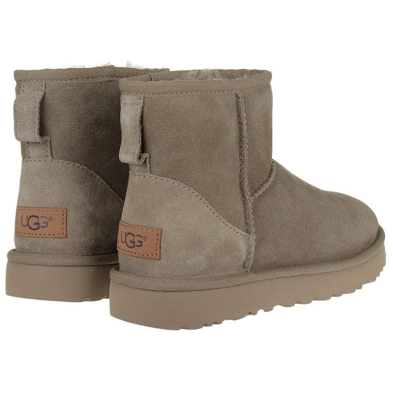 Ботинки зимние UGG противоскользящие короткие сноубутсы женские коричневые - изображение 3