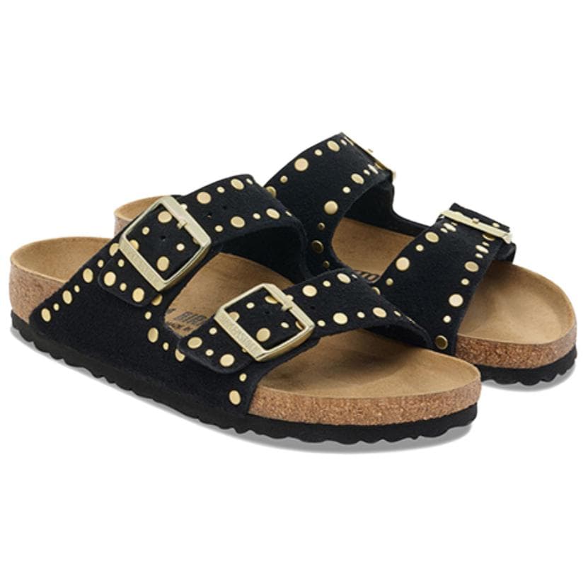 Сандалии Биркенсток Arizona Дышащая Обувь Birkenstock Унисекс Черная Узкая Версия - изображение 4