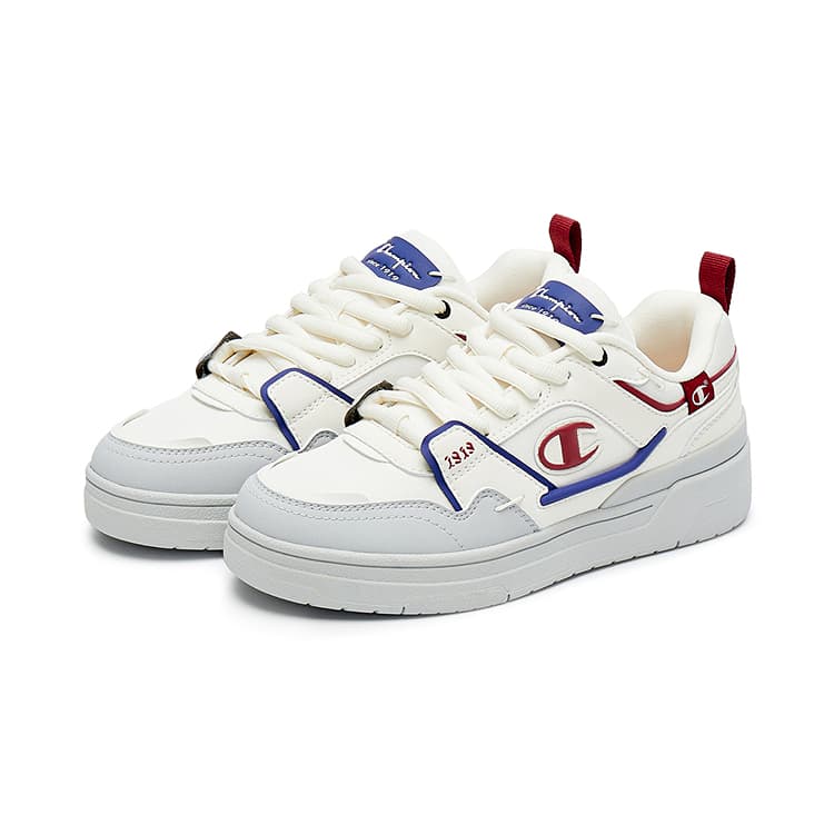 Кроссовки Champion Low Top Скейтборд Обувь Унисекс Молочно-белый День Каменно-серый - изображение 3