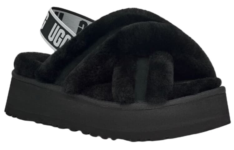 Шлёпанцы UGG Disco Slides Black - изображение 4