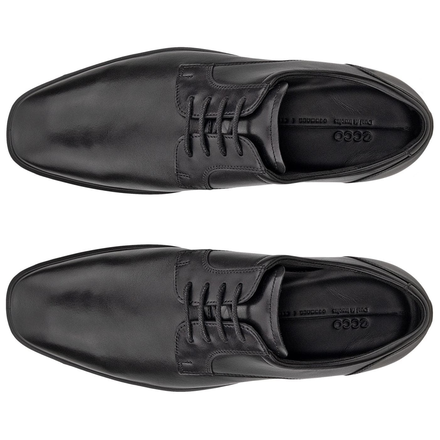 Ecco Metropole MILAN Мужские кожаные туфли черного цвета - изображение 3