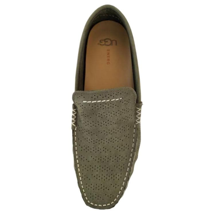 UGG HENRICK Stripe PERF Лоферы с резиновой подошвой Мужские Мохово-зеленый - изображение 5
