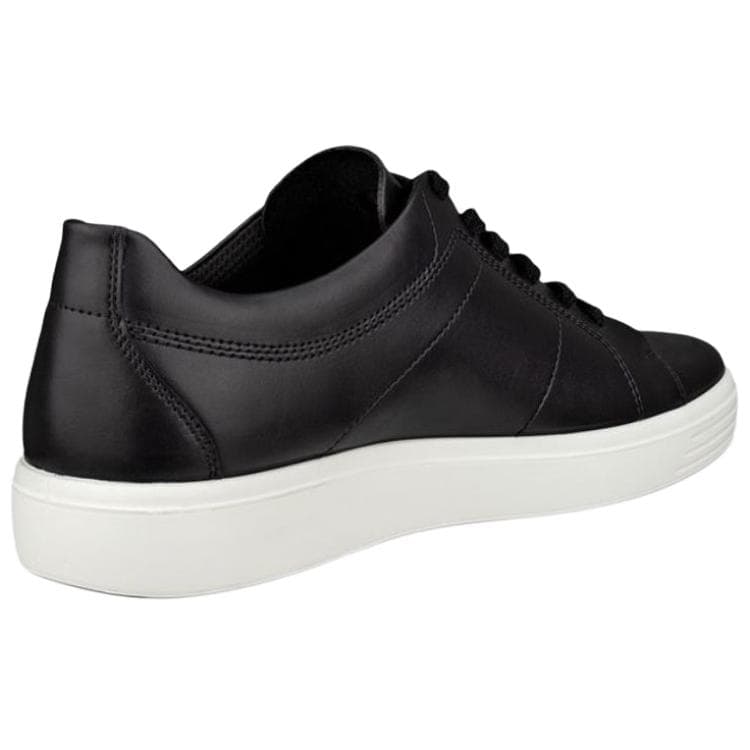 Кроссовки Ecco Classic Leather Low Топ Скейтборд Кроссовки Мужские Черные - изображение 3
