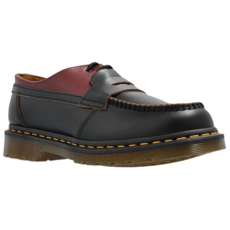Лоферы Dr.Martens x MM6 Maison Margiela 1461 Коровья кожа Лоферы Унисекс Черный Красный - изображение 3