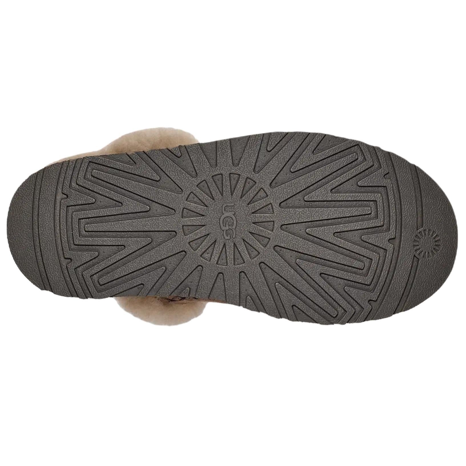 Сандалии UGG Artificial Suede Мода Круглый носок С флисовой подкладкой Мюли Устойчивые к истиранию Домашние тапочки Женские Умбра - изображение 6