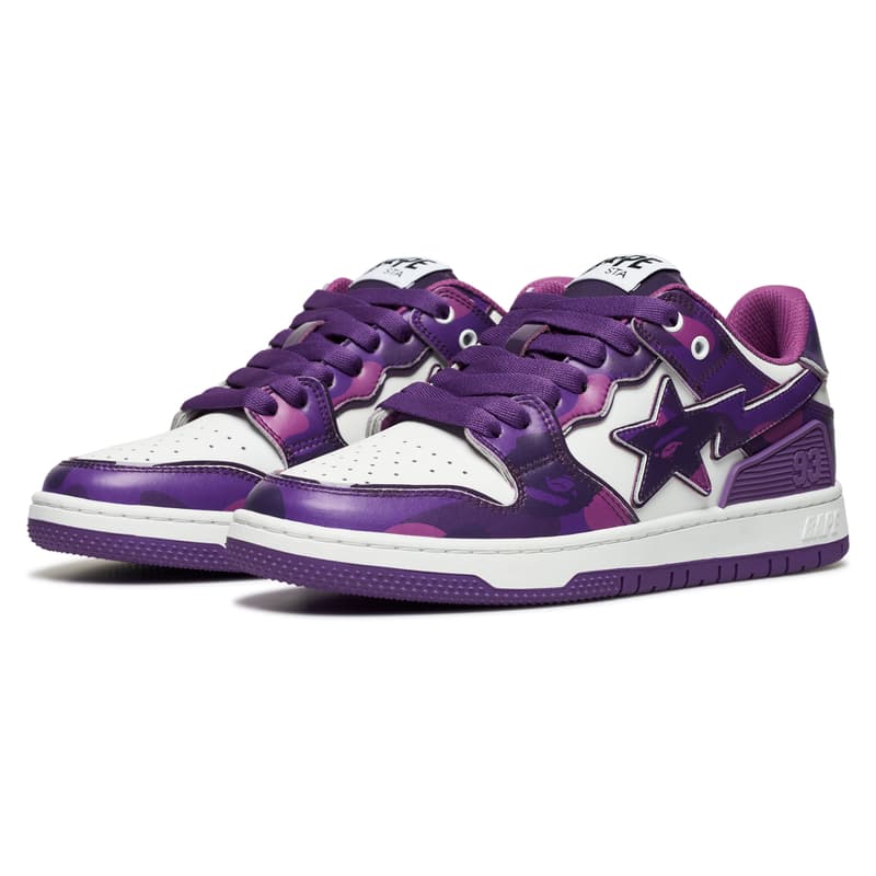 Кроссовки A BATHING APE Низкий топ Повседневная обувь Женская - изображение 5