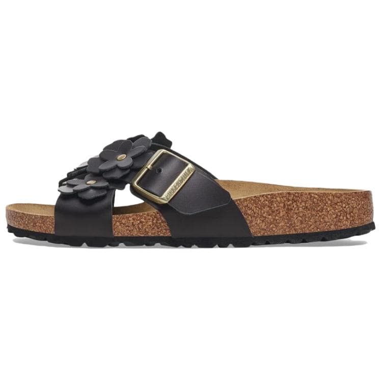 Сандалии Birkenstock Siena EVA Устойчивые к истиранию Шлепанцы Женские Черные Узкие - изображение 1