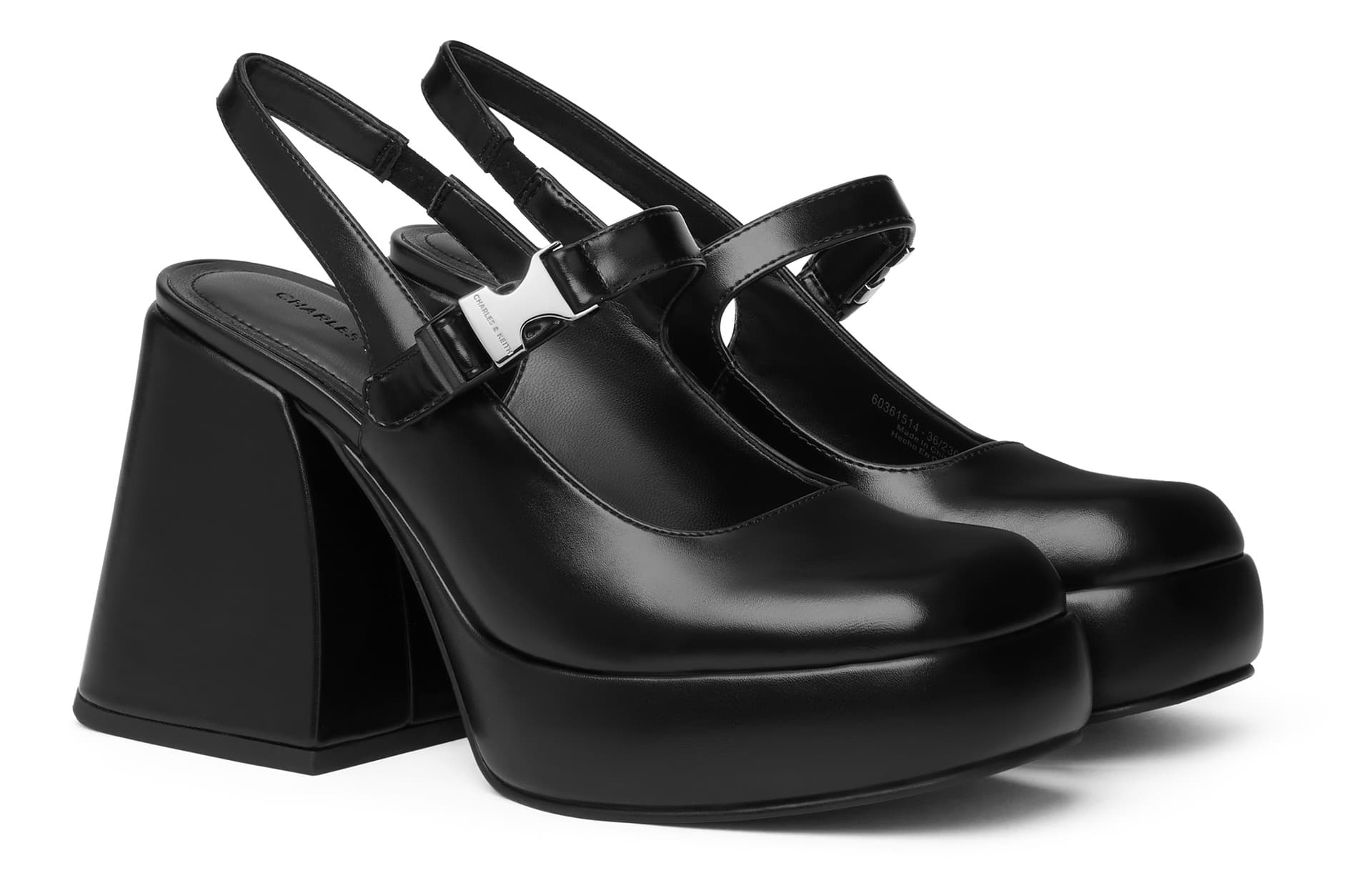 Шлёпанцы CHARLESKEITH ck PU 9.8cm BlackBlue - изображение 2
