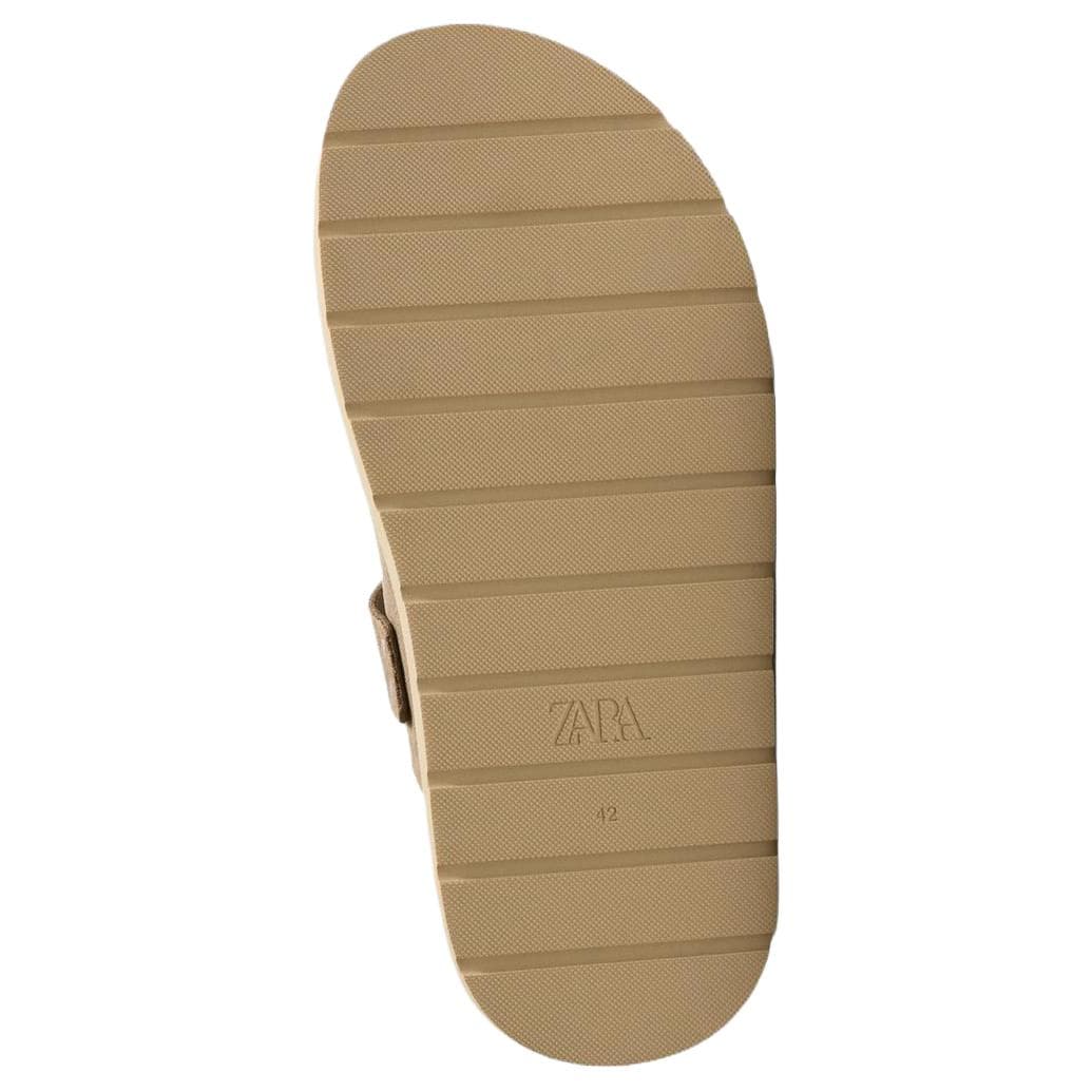 Сандалии ZARA Обувь Birkenstock Мужская Коричневая - изображение 4