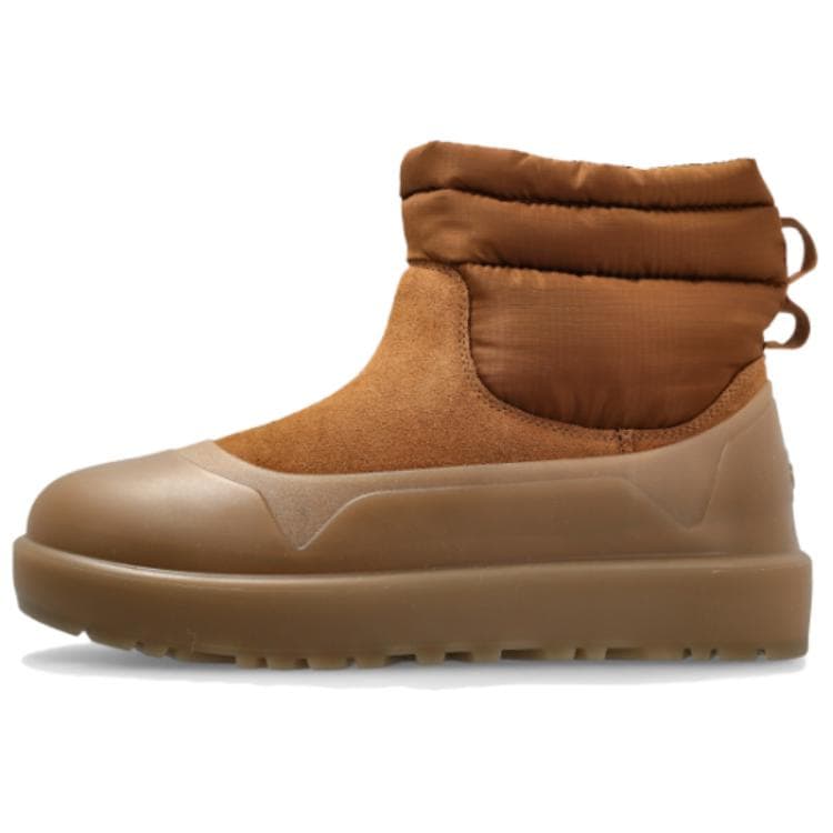 Ботинки зимние UGG CLASSIC MINI MOD Водонепроницаемые Короткие Ботинки для Снега Мужские Коричневые - изображение 1