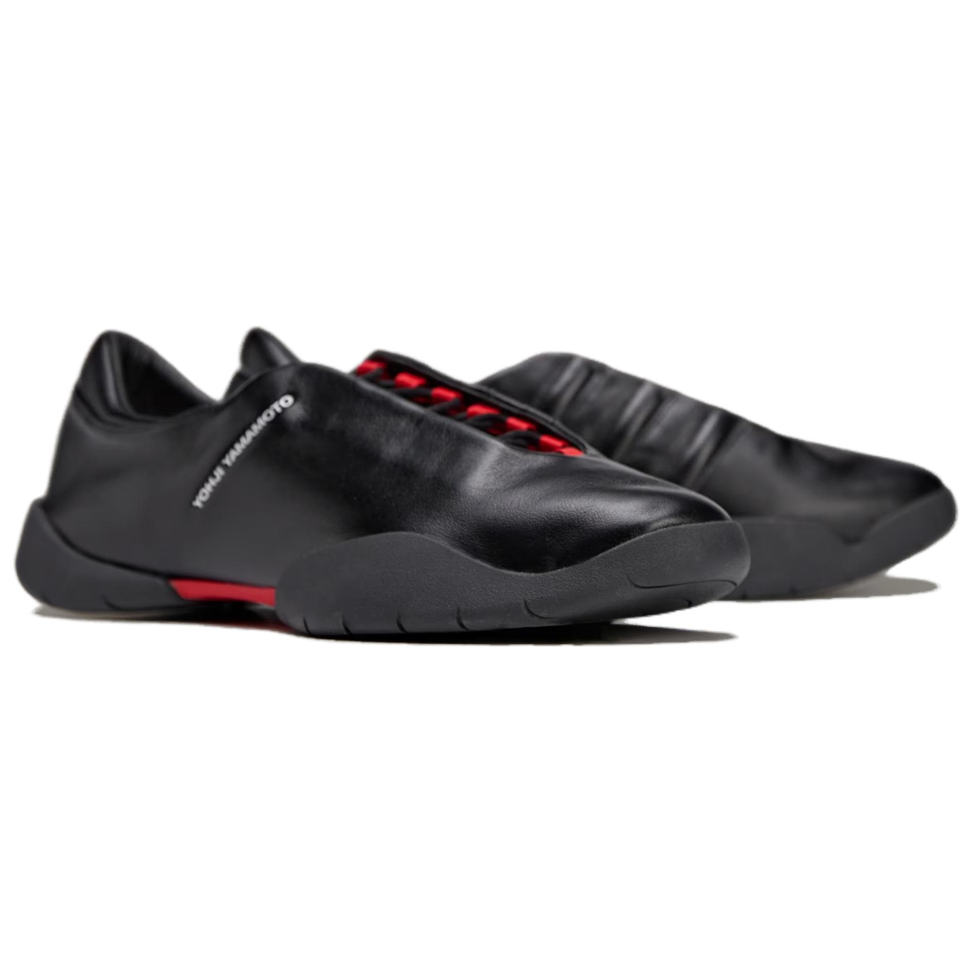 Кроссовки Y-3 Regu Кожа Модные Удобные Повседневные Лоу-топы Унисекс Черный - изображение 4
