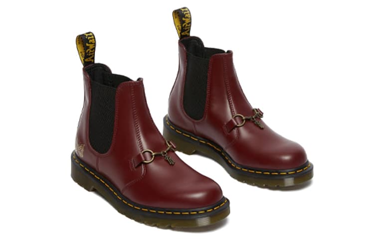 Ботинки челси Dr. Martens Needles 2976 Snaffle Chelsea Cherry Red - изображение 3