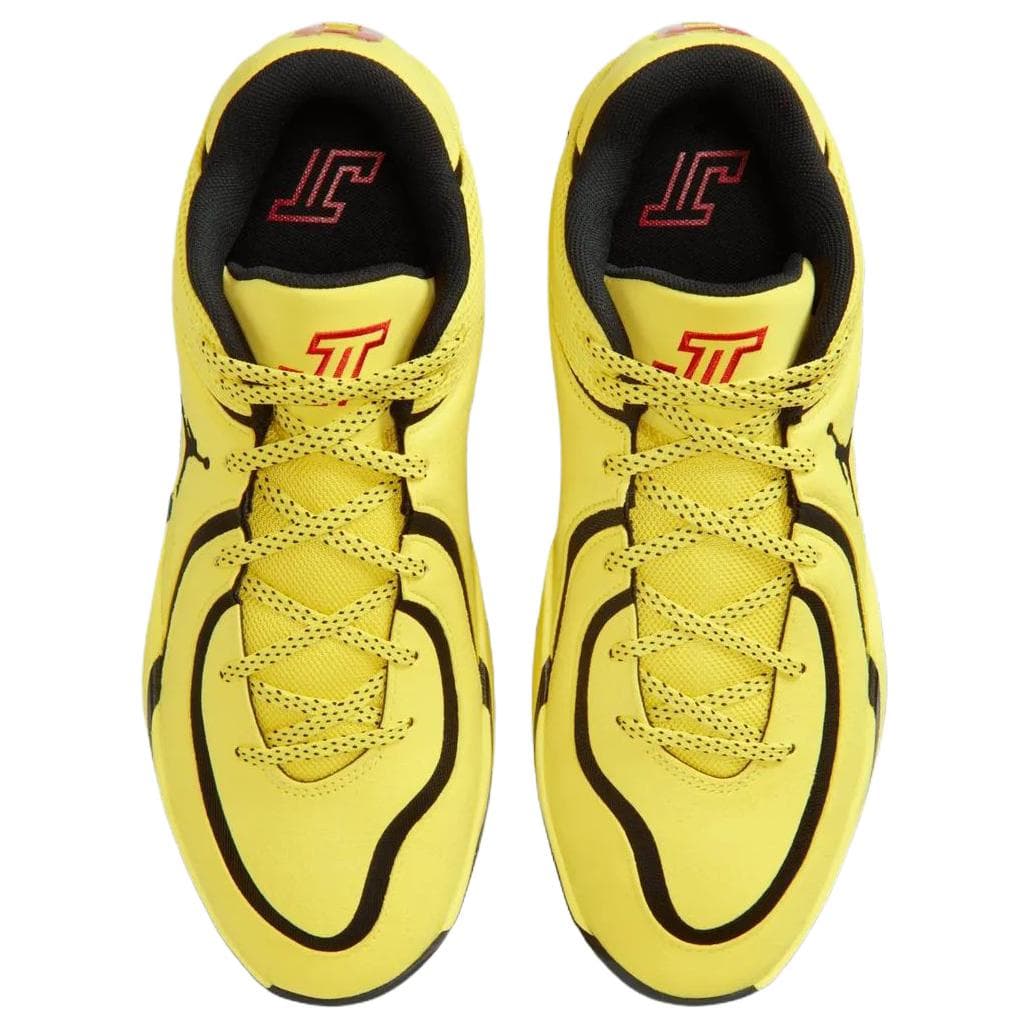 Кроссовки для баскетбола Jordan X Баскетбольные Кроссовки Для Игры Tatum 4 PF Мужской Желто-черный - изображение 4