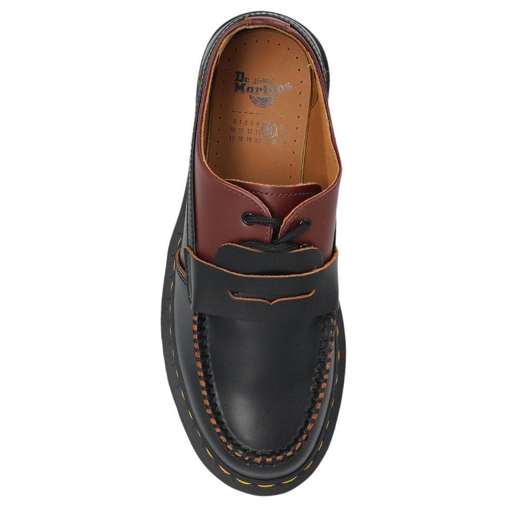 Лоферы Dr.Martens x MM6 Maison Margiela 1461 Коровья кожа Лоферы Унисекс Черный Красный - изображение 5