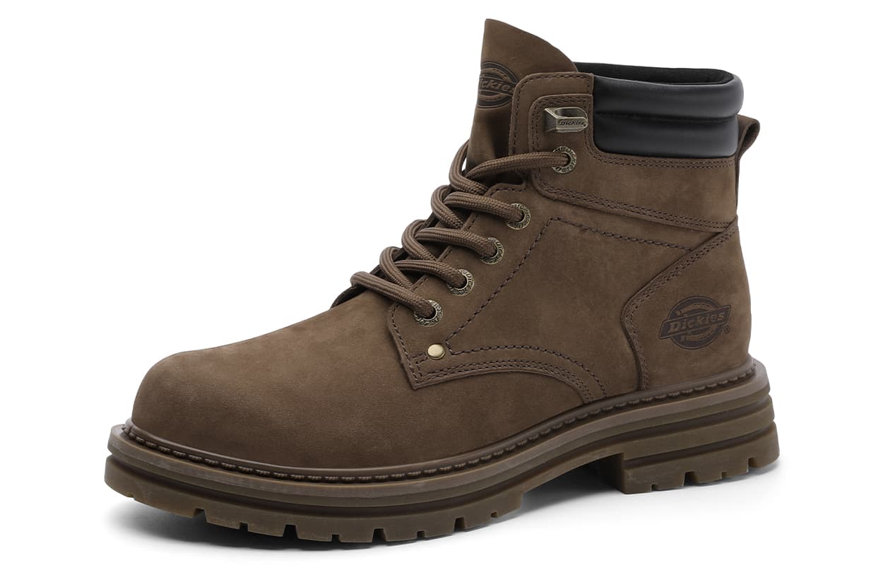 Ботинки уличные Dickies Короткий MID Голень Аутдор Мужской Темно-Кофейный - изображение 2