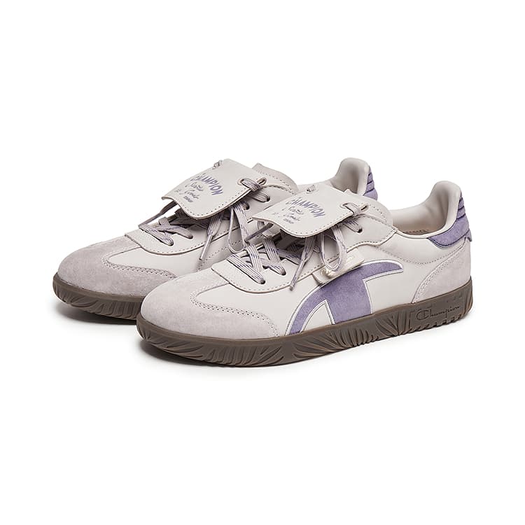 Кроссовки Champion Low-Top Canvas German Army (GAT) Женские Призрачный Облако Фиолетовый Серый тон Виноградный Фиолетовый - изображение 3