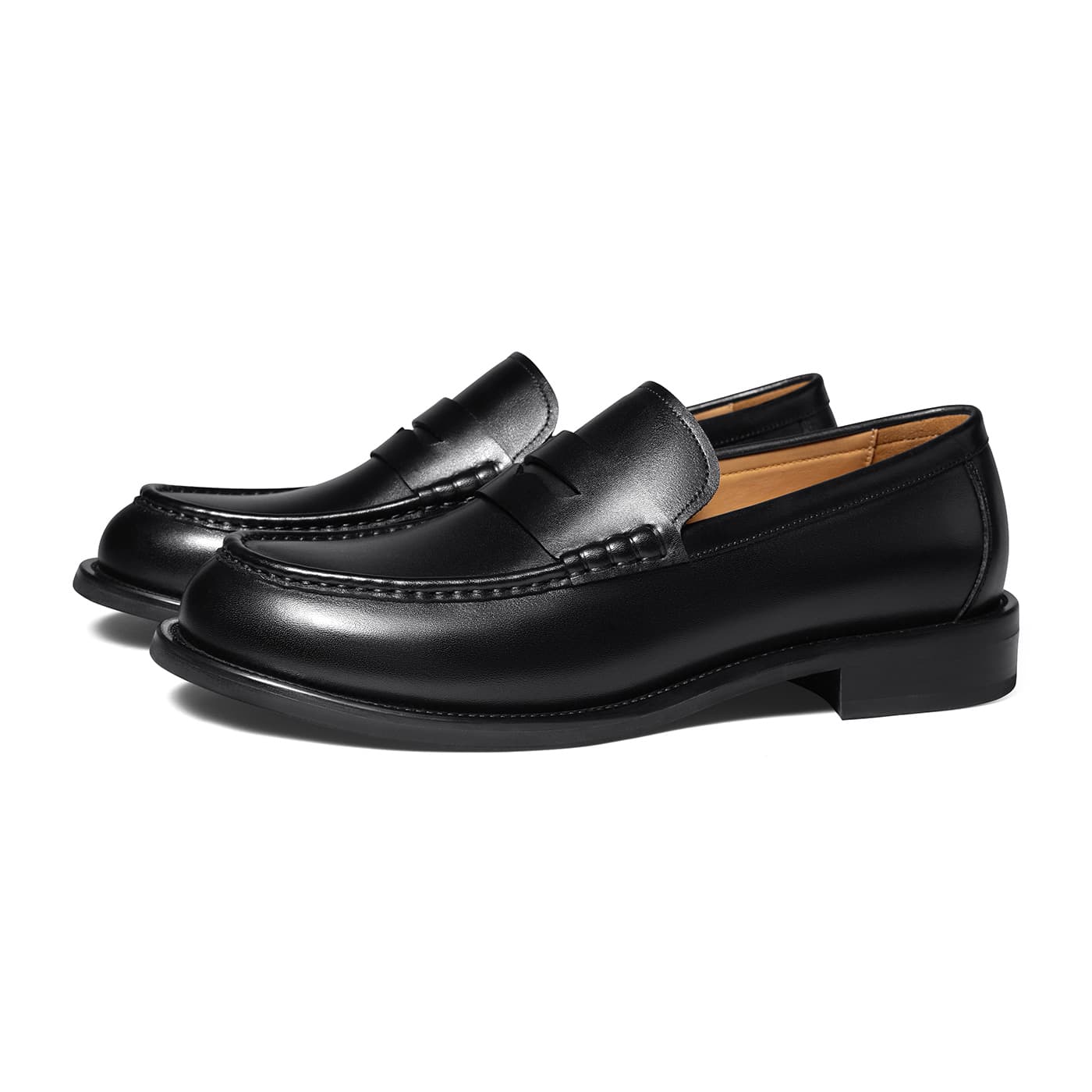 Ботинки THOM WILLS Бизнес-коммутация Универсальная Обувь Slip-ON Повседневная Мужская Черная - изображение 2