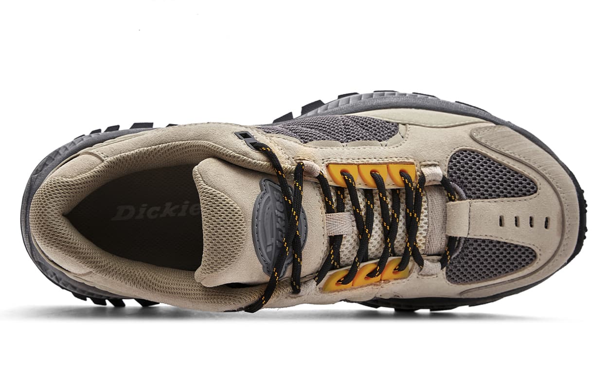 Кроссовки Dickies Спилок коровья кожа Низкий топ Повседневная обувь Мужская Серый Бежевый - изображение 3