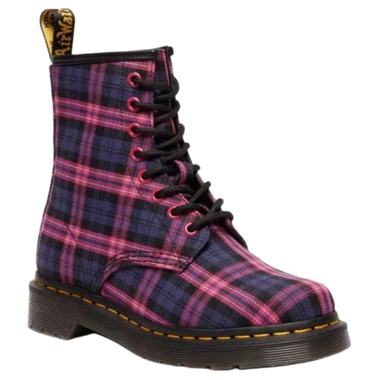 Ботинки Dr.Martens 1460 Короткие армейские ботинки женские розово-фиолетовые - изображение 3