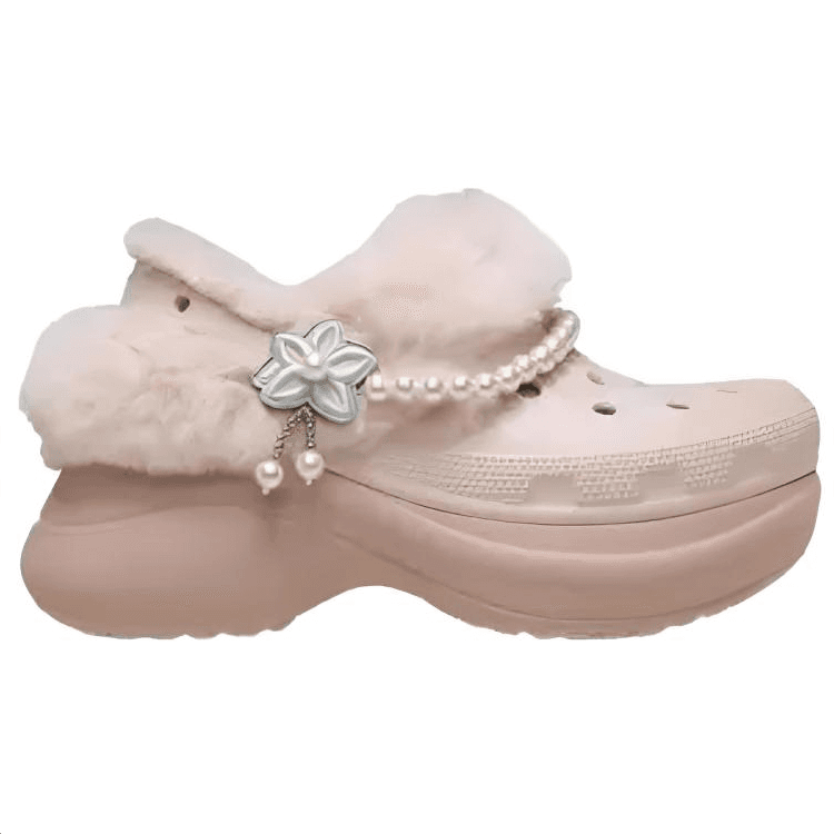 Сабо Crocs Bae Clog Кит Грушевый цвет Луна Сабо Женские Кварцевый розовый - изображение 2
