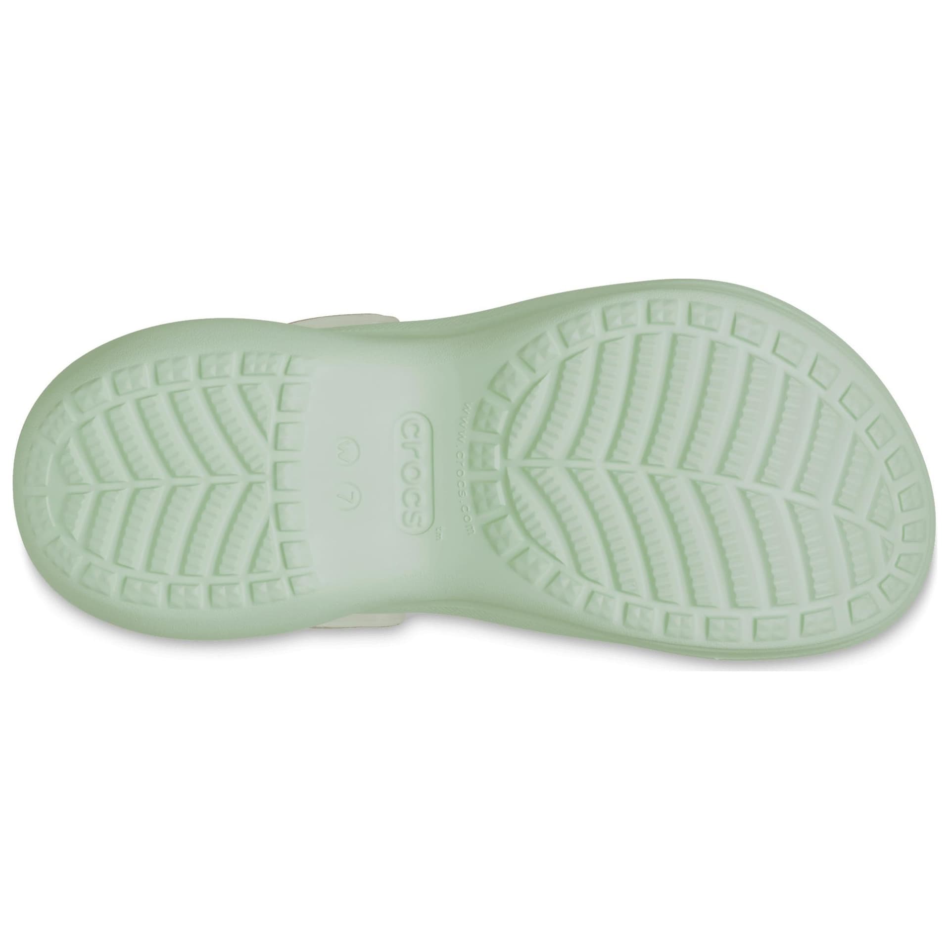 Сабо Crocs Bay Wildflower Clog ЭВА Сабо Резиновые Женские Белые Зеленые - изображение 6