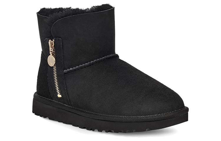 Ботинки зимние UGG Bailey Zip Mini Black - изображение 3