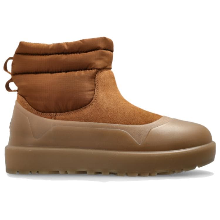 Ботинки зимние UGG CLASSIC MINI MOD Водонепроницаемые Короткие Ботинки для Снега Мужские Коричневые - изображение 2