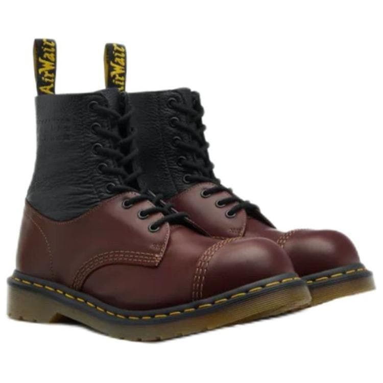 Сапоги Dr.Martens x MM6 Maison Margiela Ботильоны из коровьей кожи унисекс коричневые - изображение 2