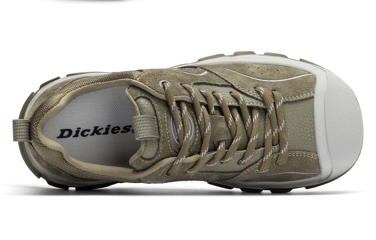 Кроссовки Dickies Спилок коровья кожа Низкий топ Повседневная обувь Женская Хаки зеленый - изображение 3