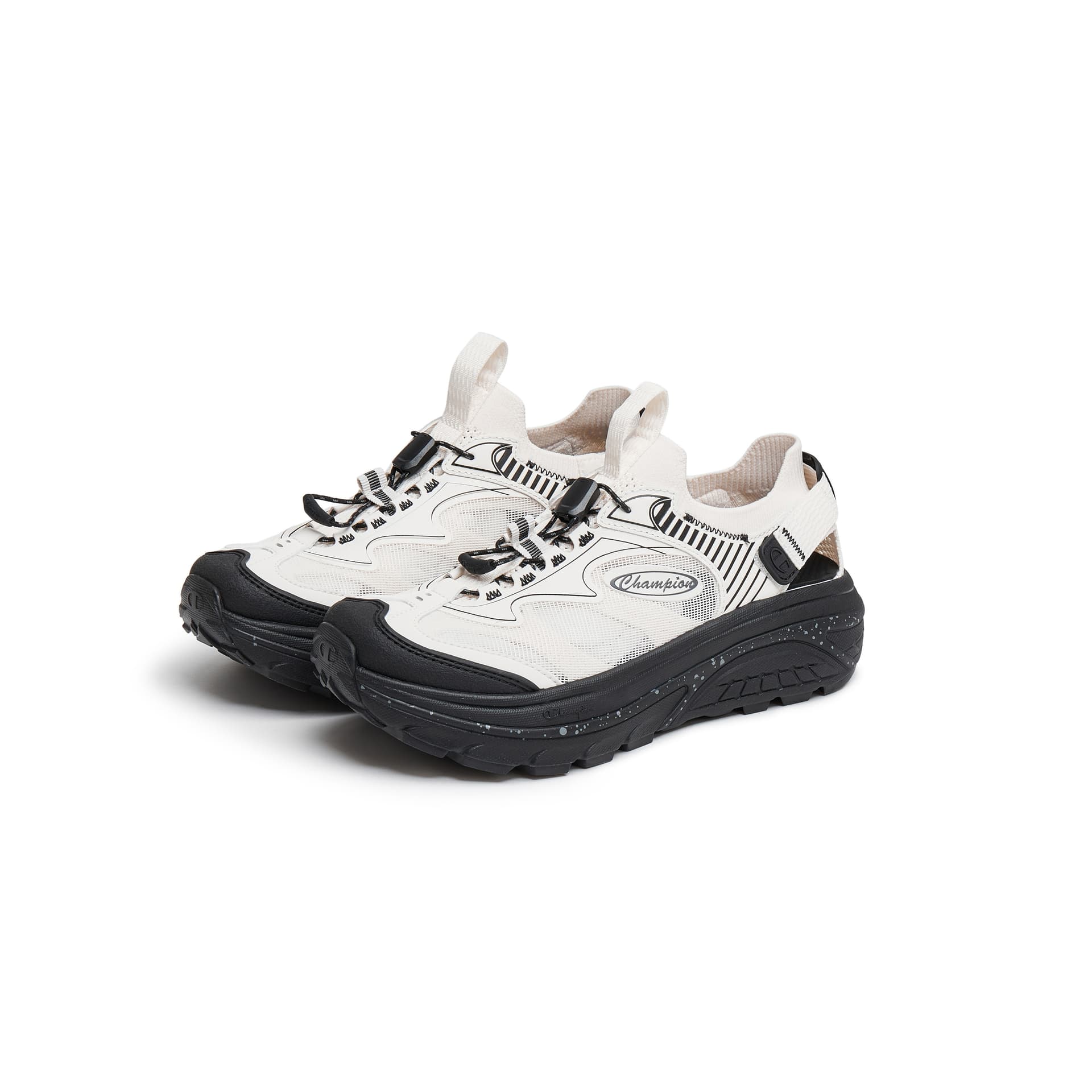 Кроссовки Champion Balance Low Top Повседневная обувь Женская Молочно-белый Черный - изображение 2