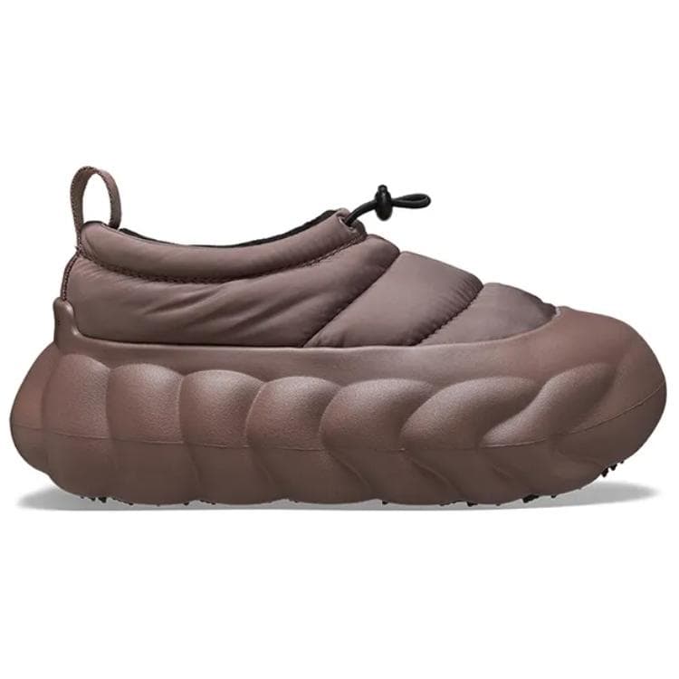 Кроссовки Crocs Overpuff ПУ (полиуретан) Низкий верх Повседневная обувь Унисекс Коричневый - изображение 2