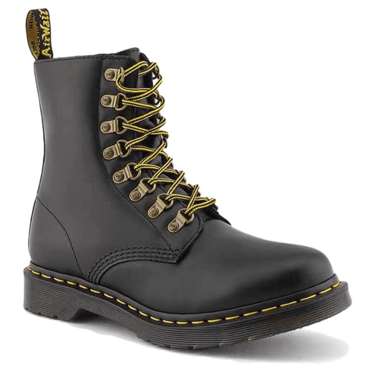 Ботинки Dr.Martens Флисовая подкладка термические модные армейские ботинки средней длины унисекс черные - изображение 2