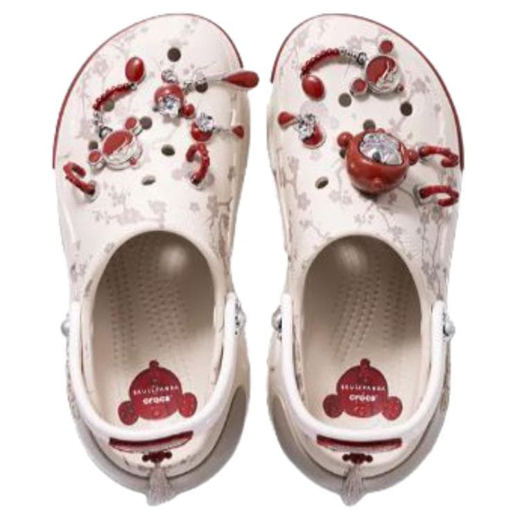 Сабо Crocs x Skullpanda BUBBLE CRUSH CLOG Чернила Ночной Бамбук Лес Сабо резиновые Унисекс Серый - изображение 3