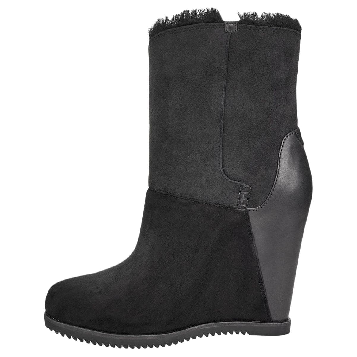 Сапоги UGG Australia Женские ботильоны из искусственной замши черные - изображение 2