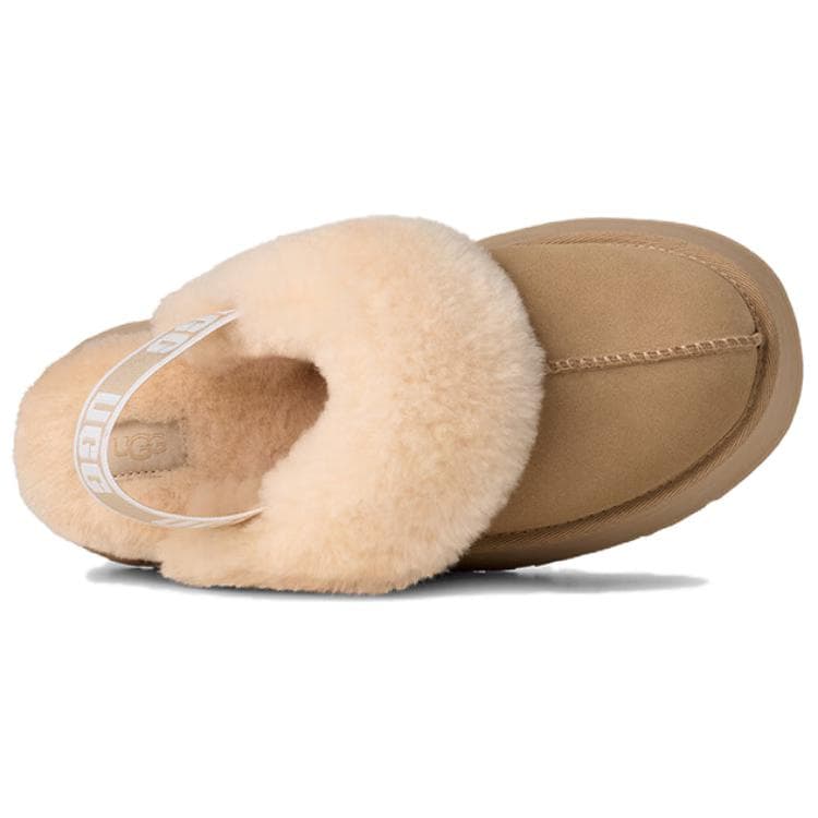 Тапочки UGG Funkette Повседневная обувь Женская Горчичный - изображение 6