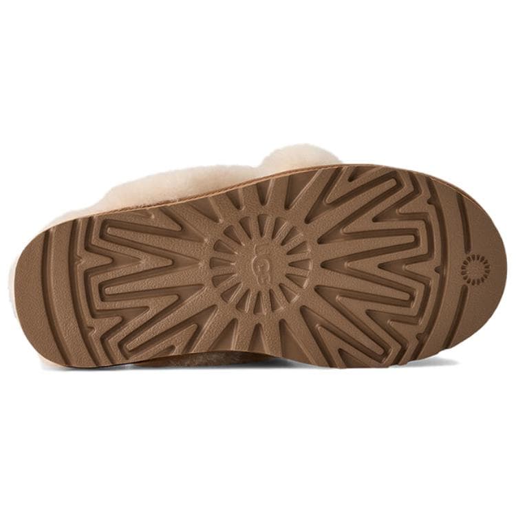 Сандалии UGG Повседневная коллекция Loria Мех Удобные Минималистичные Флисовые подкладки Домашние тапочки Женские - изображение 5