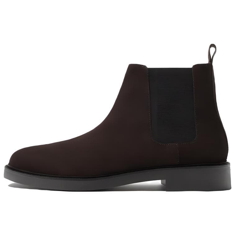 Ботинки челси ZARA Короткий Челси Мужской Коричневый - изображение 1