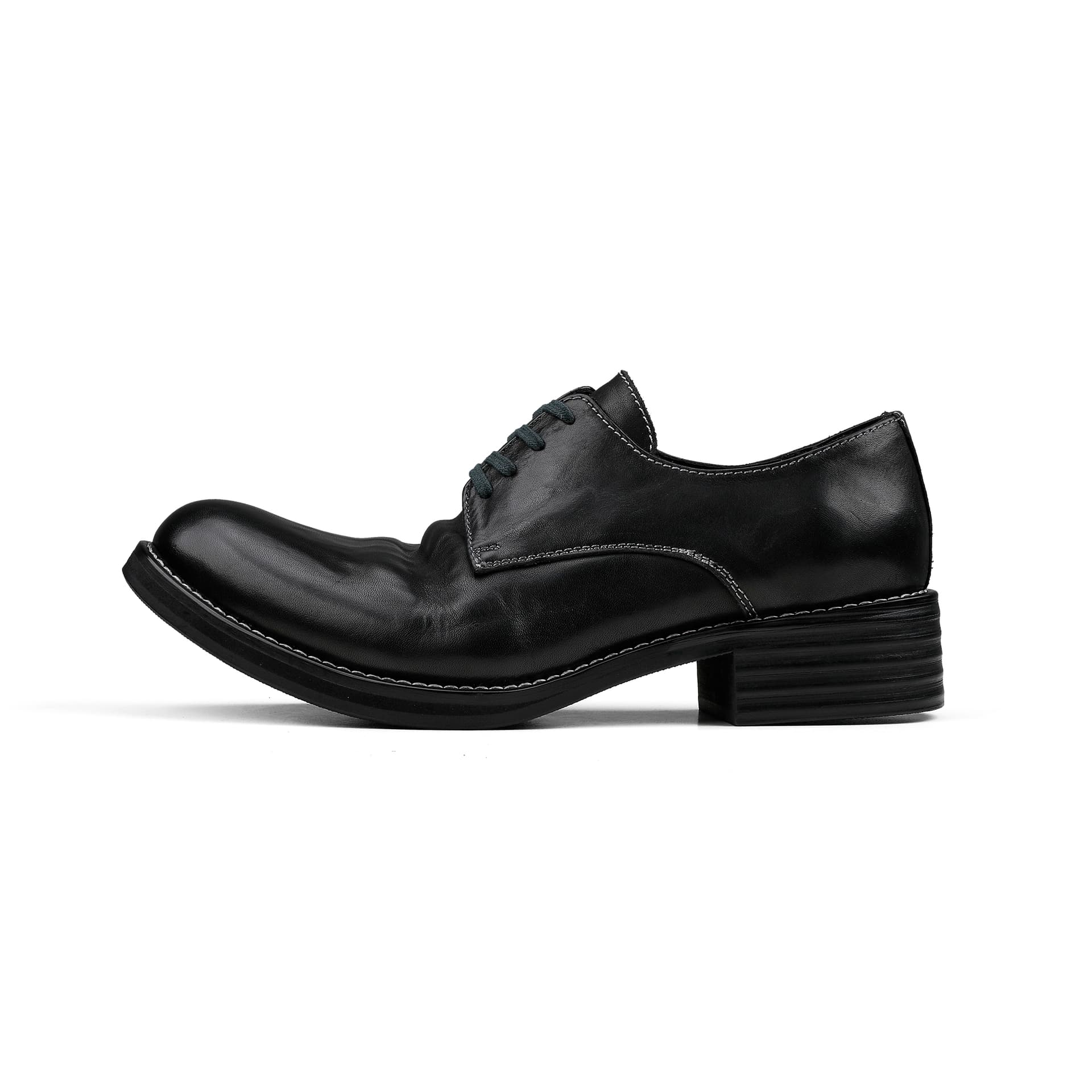 HANQIAORIJI Black Blood Collection Повседневные кожаные туфли Унисекс - изображение 1