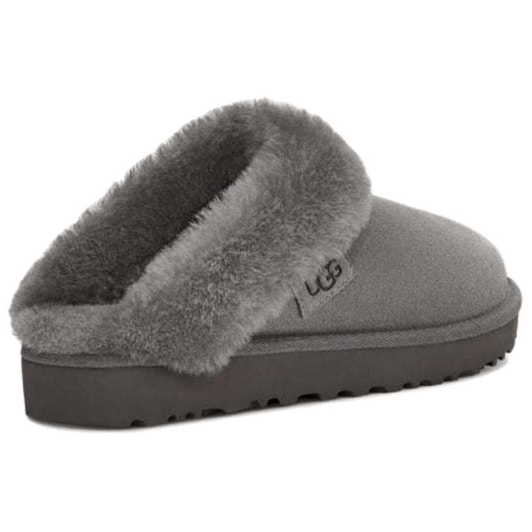 Сандалии UGG противоскользящие домашние тапочки унисекс серые - изображение 4
