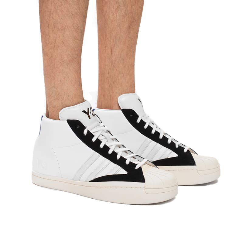 Кроссовки Y-3 Yohji Pro White Black — фото 7