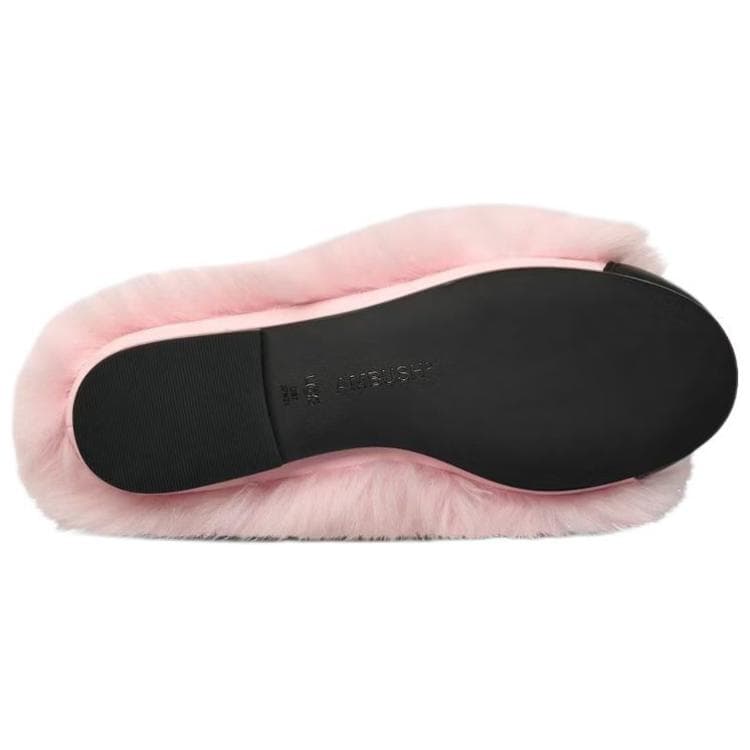 UGG X A MA Maniere X AMBUSH Кожа Туфли Мэри Джейн Женские Розовые - изображение 4