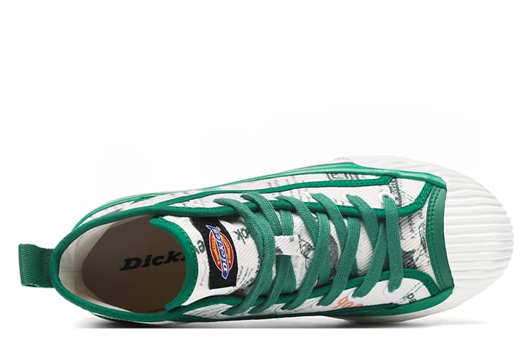 Кеды Dickies High-Top Canvas Sneakers Green - изображение 3