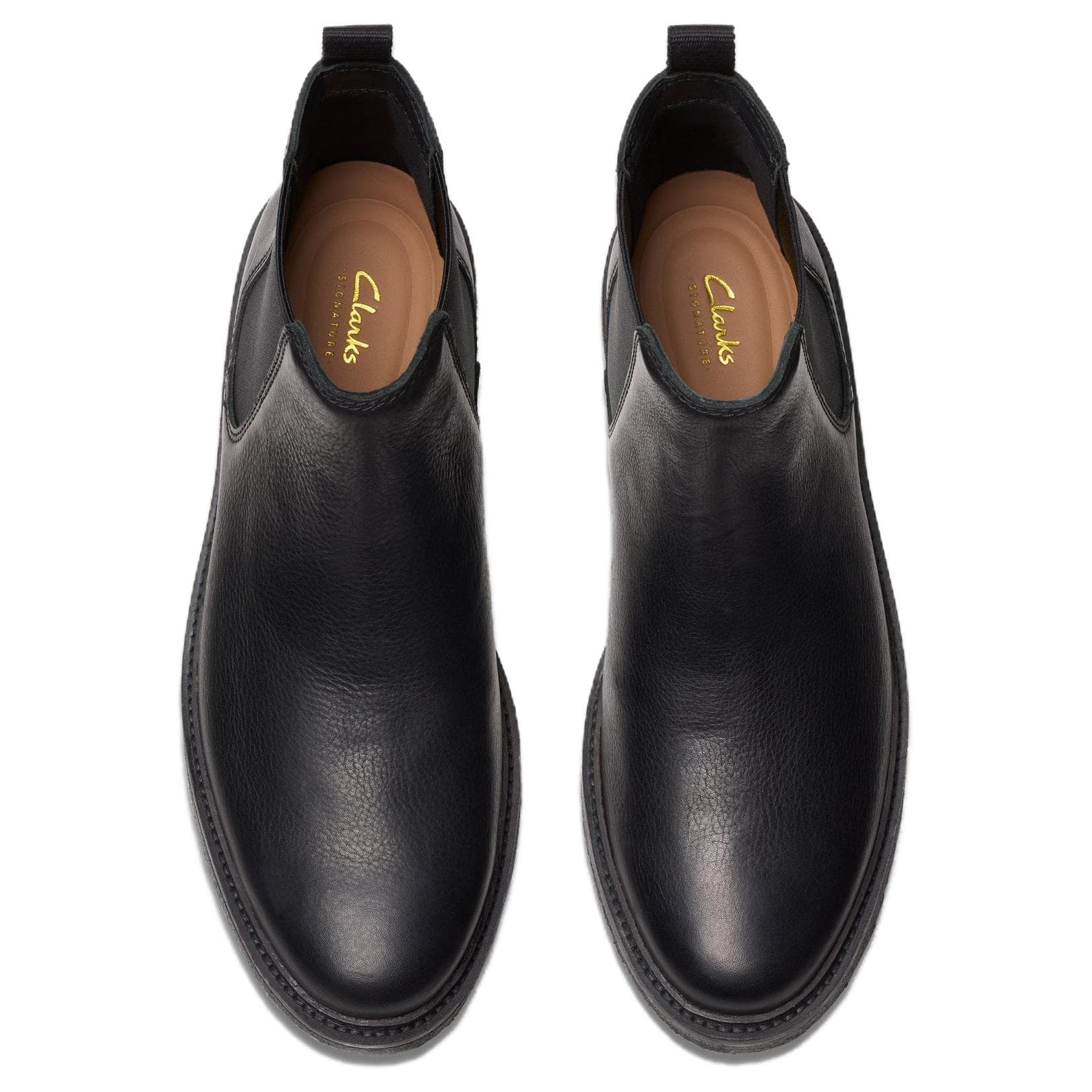Ботинки челси Clarks Кожа Короткий Челси Мужской Черный - изображение 4