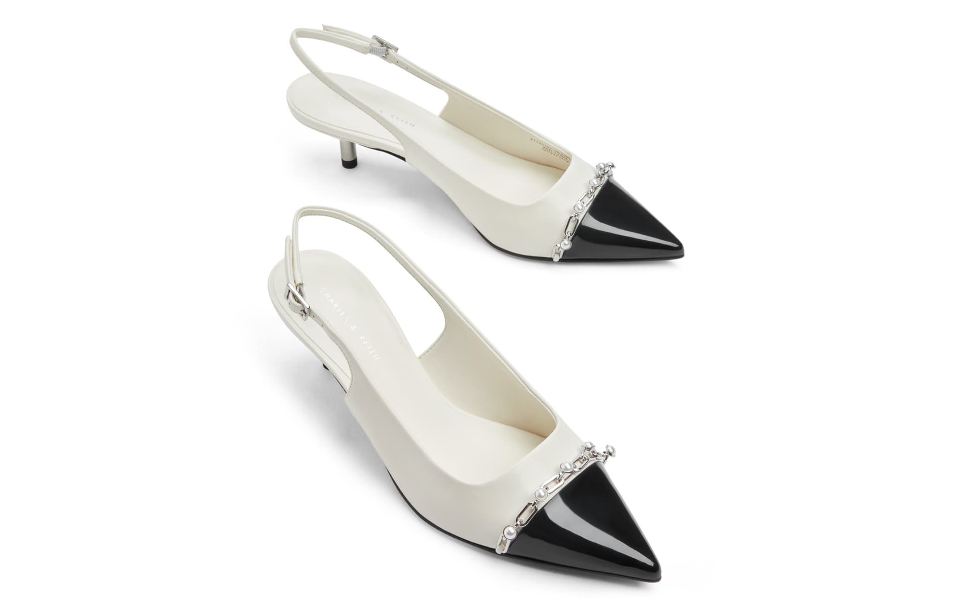 Туфли CHARLES KEITH ПУ (полиуретан) Узкий каблук Высокие каблуки Женские - изображение 4