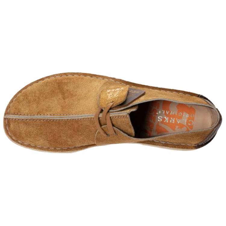 Кроссовки Clarks ORIGINALS Artificial Suede Низкие Повседневные Мужские Туфли Коричневые - изображение 3
