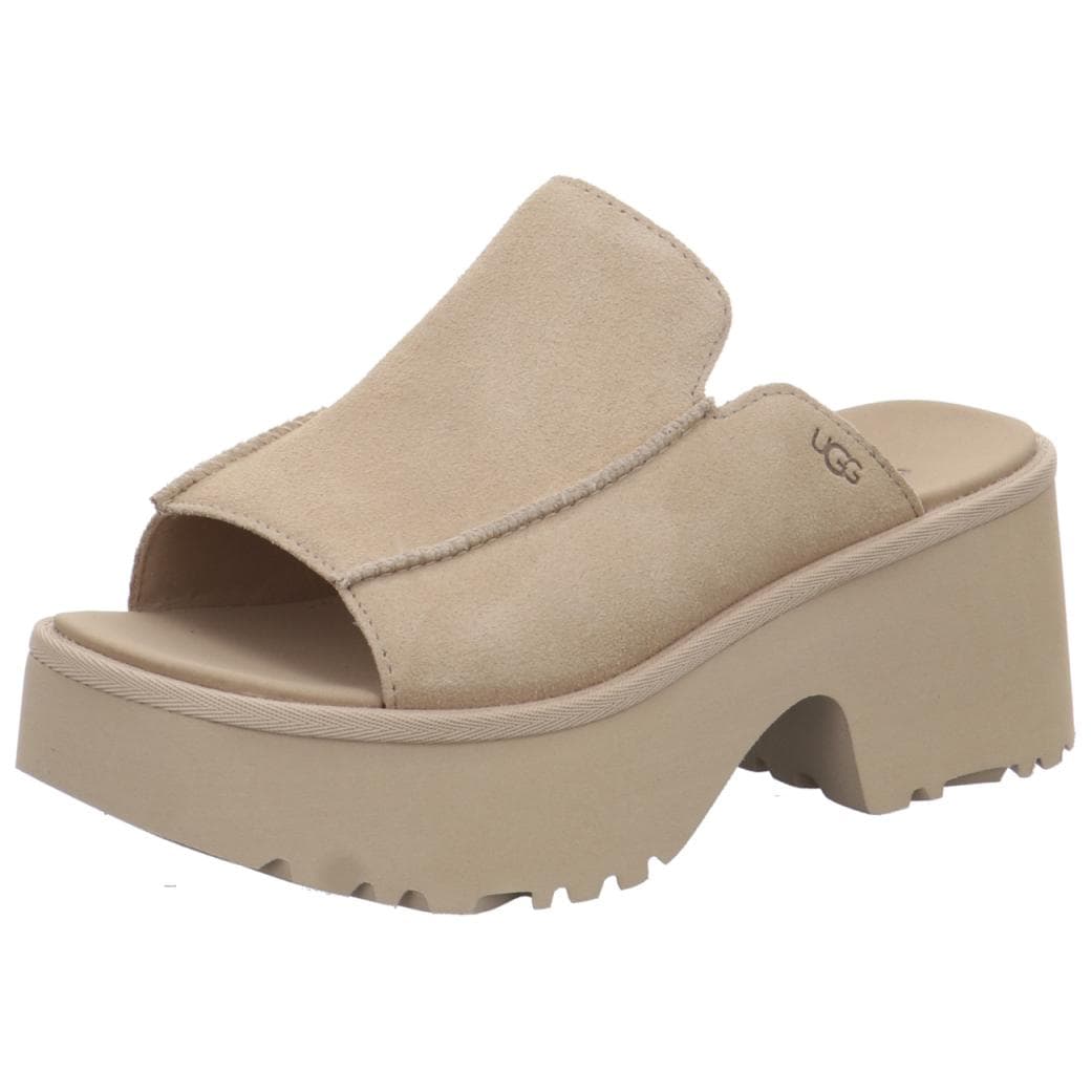 Сандалии UGG противоскользящие шлепанцы женские бежевые - изображение 4