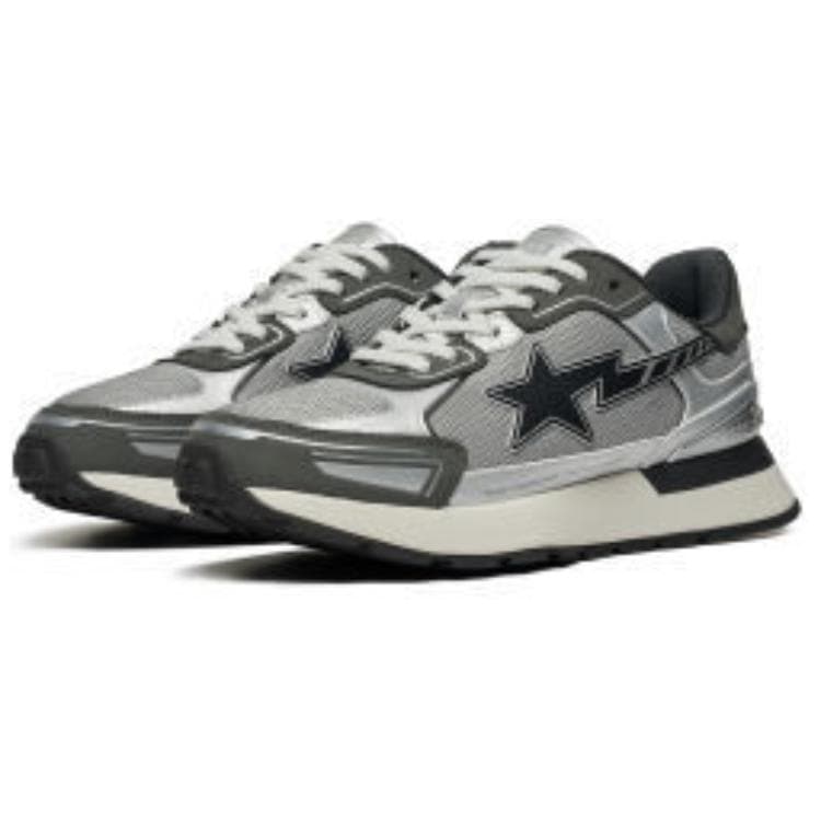 Кроссовки A BATHING APE STA Противоскользящая Устойчивая к истиранию Низкий Топ Повседневная Обувь Женская - изображение 5