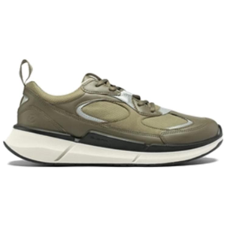 Кроссовки Ecco Walking Shoes 2,2 Коровья кожа Низкий топ Повседневная обувь Мужская Армейский зеленый 830904 - изображение 2